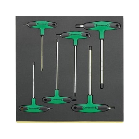 Stahlwille Tools Offset screwdrivers i.TCS inlay No.TCS 10768-2K/6 2/3-tray6-pcs. 96838753